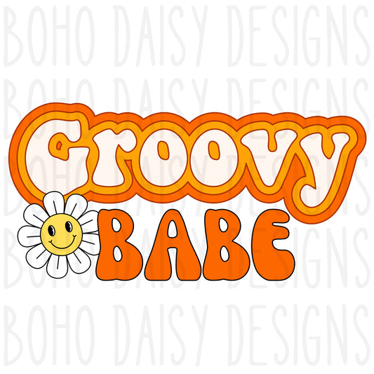 Groovy Babe PNG