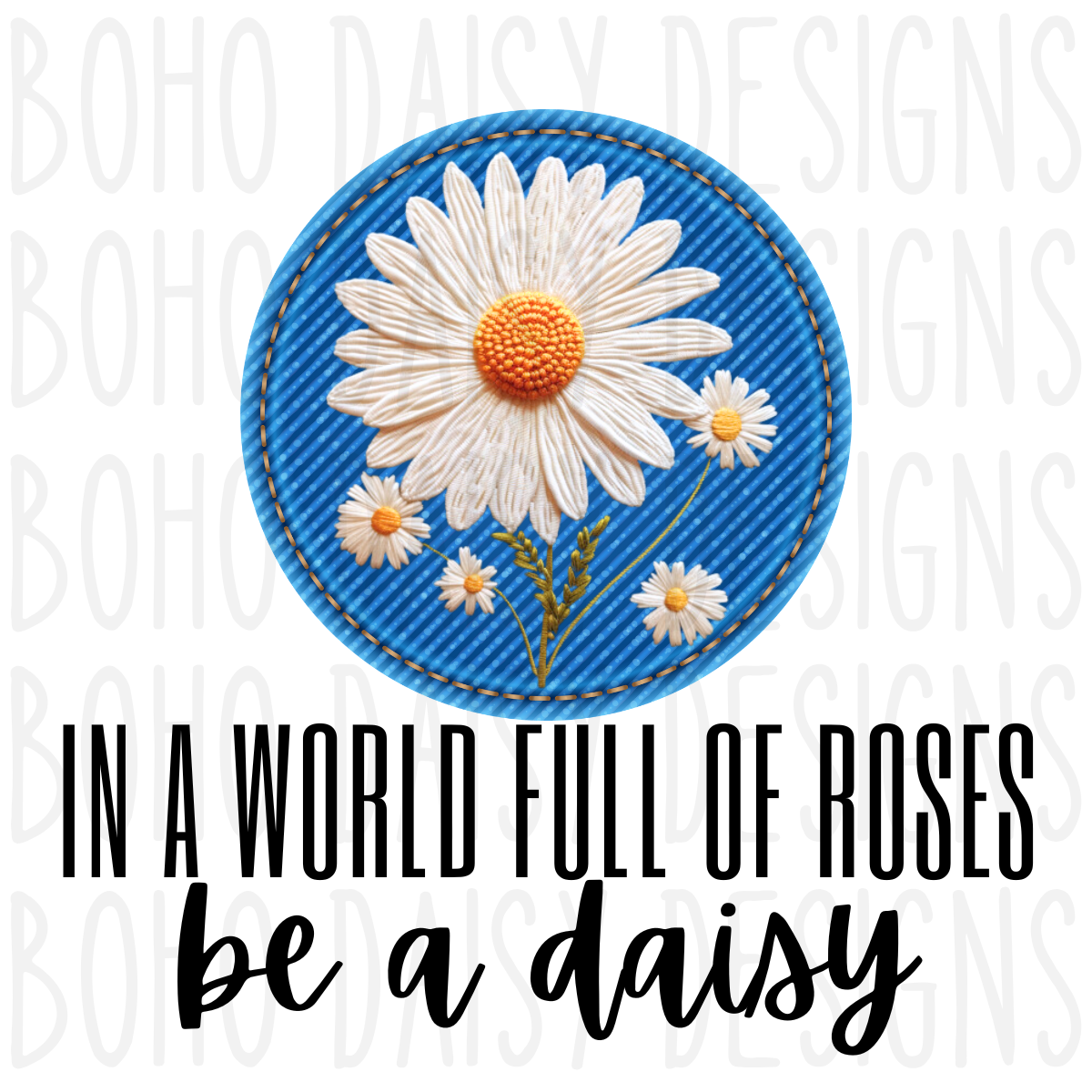 Be a Daisy PNG