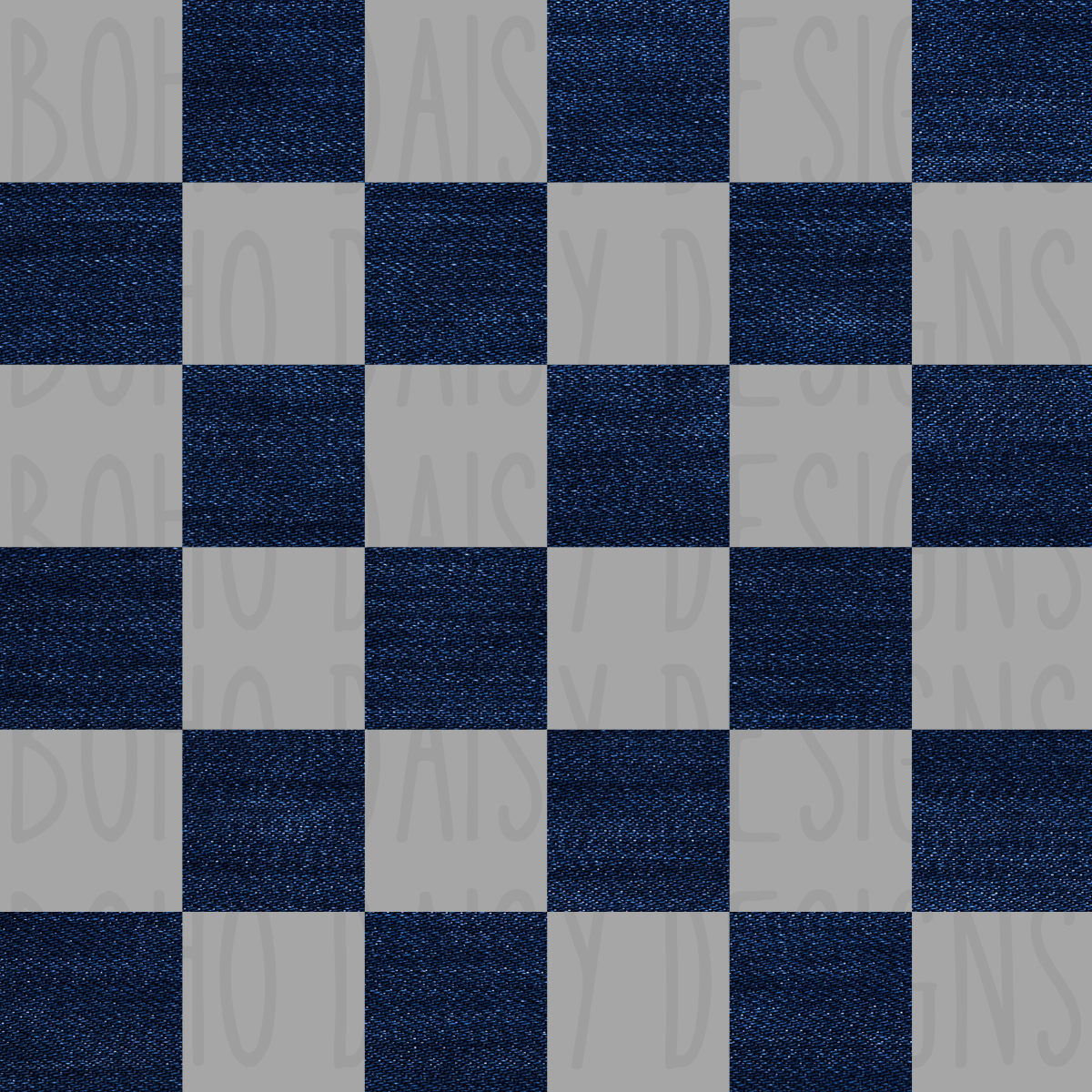 Denim Checker Seamless