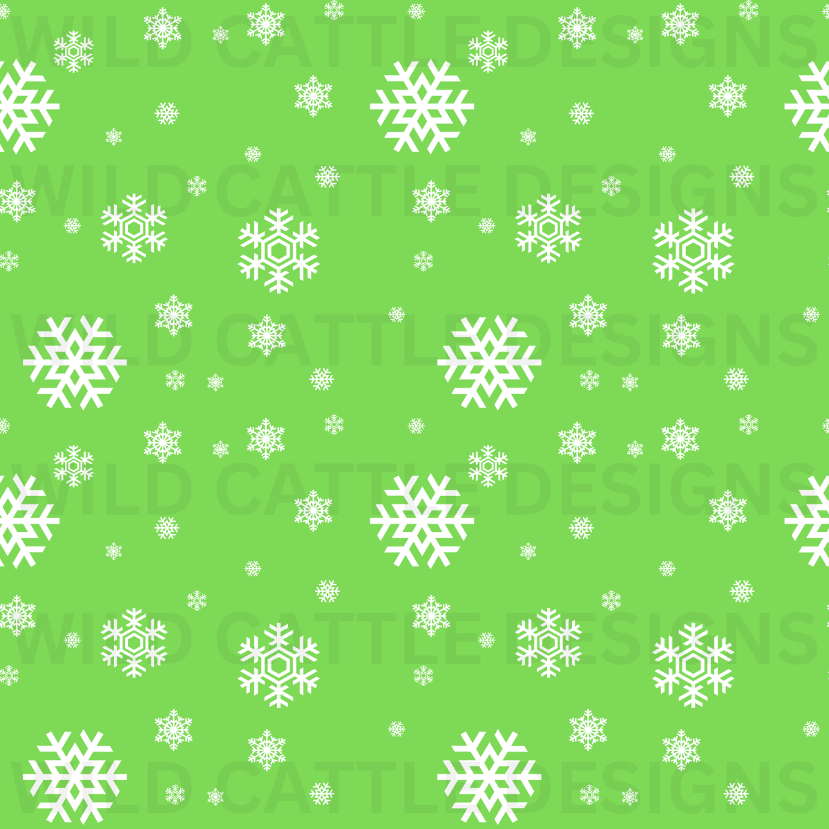 Green Snow Seamless