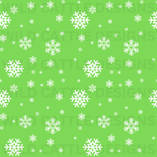 Green Snow Seamless