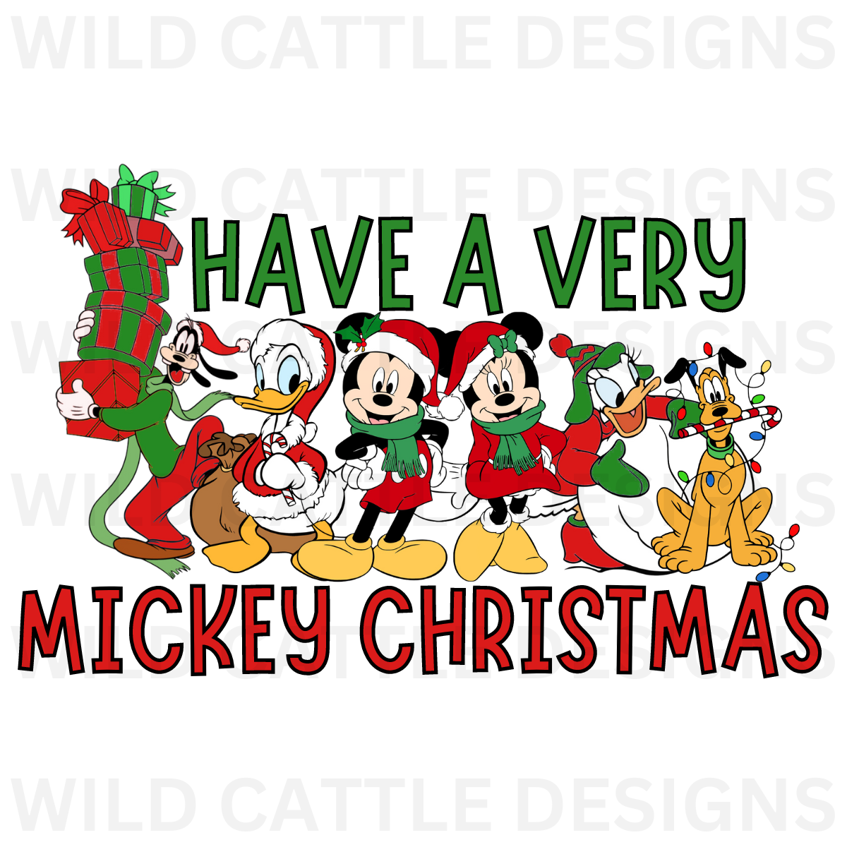 Mouse Christmas PNG