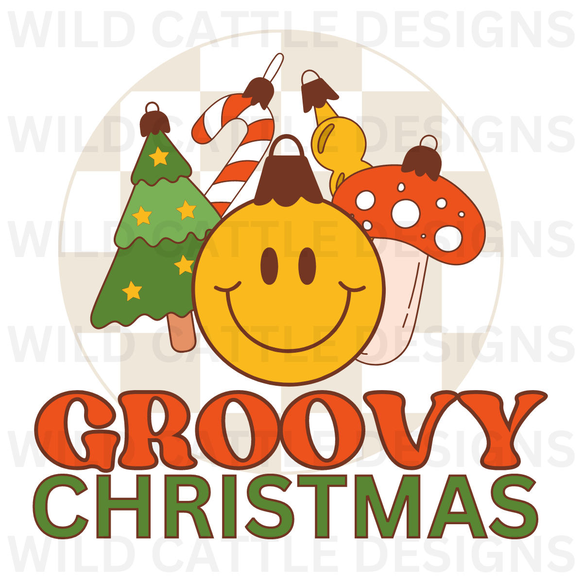 Groovy Boy Christmas PNG