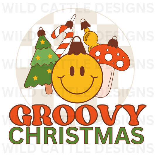 Groovy Boy Christmas PNG