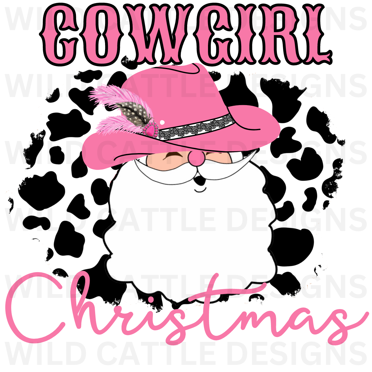 Cowgirl Santa PNG