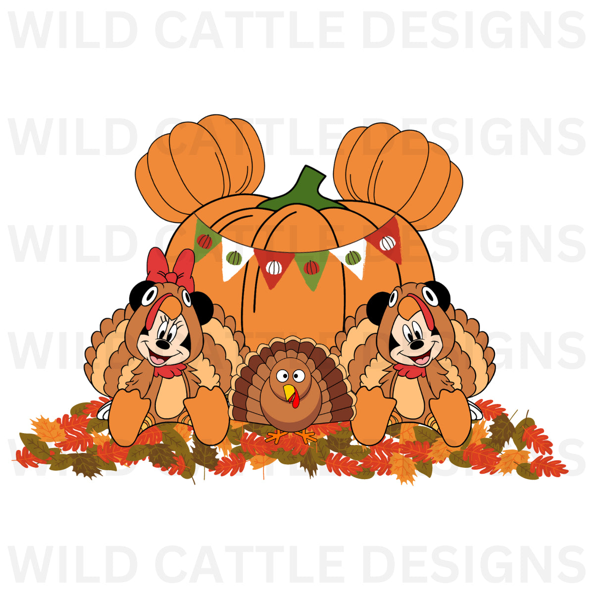 Mouse Turkey Thanksgiving PNG