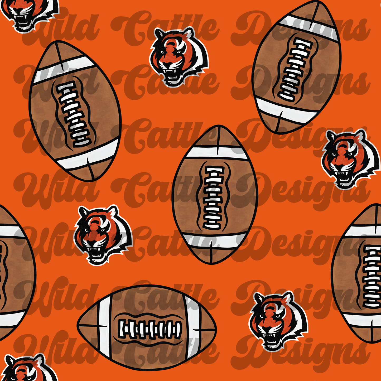 Bengals boy football seamless