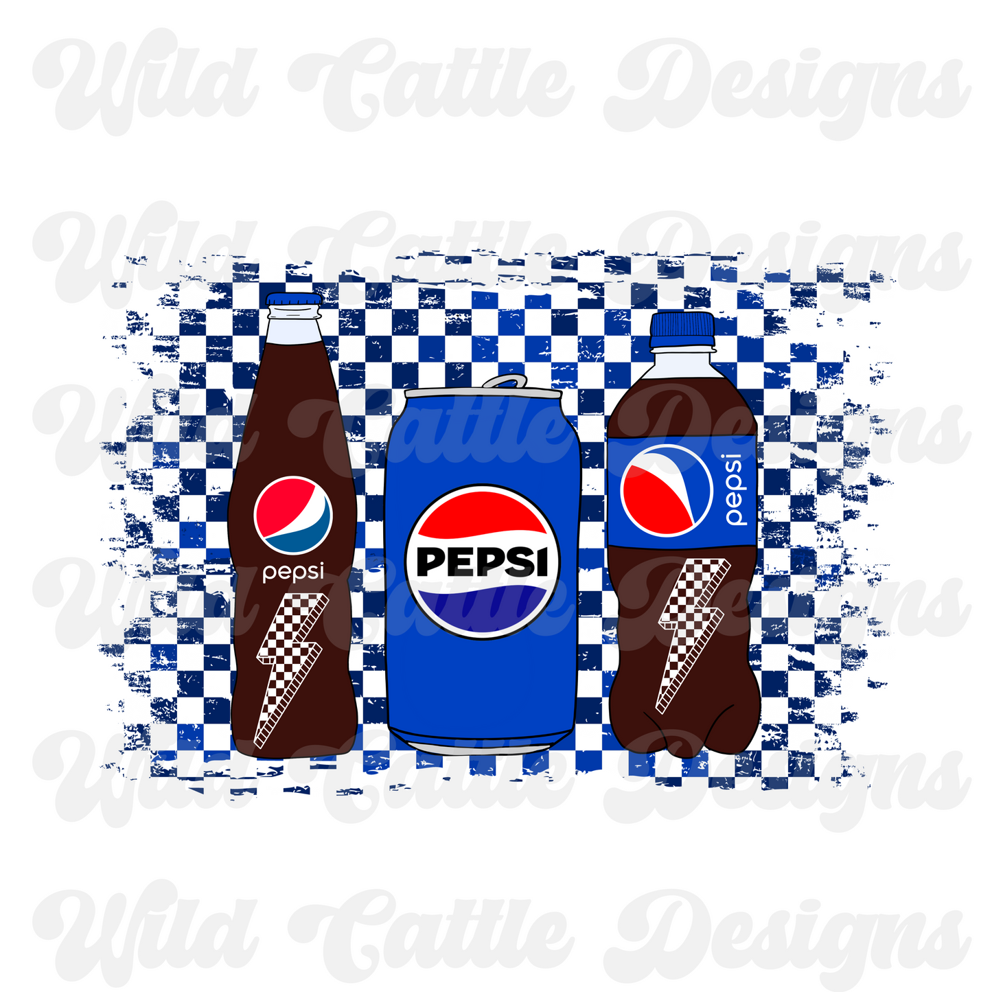 Blue Cola Boy PNG