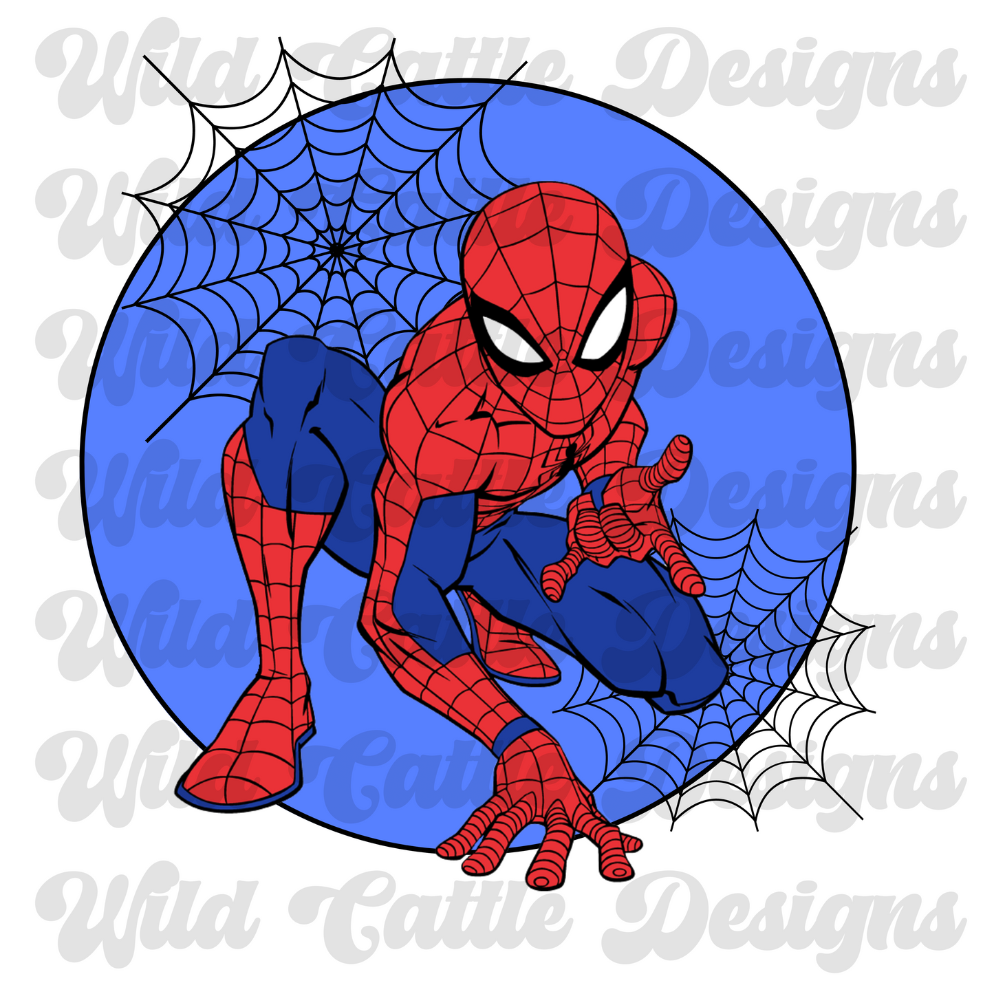 Blue hero spider png