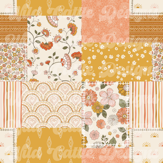 Boho Floral Patchwork