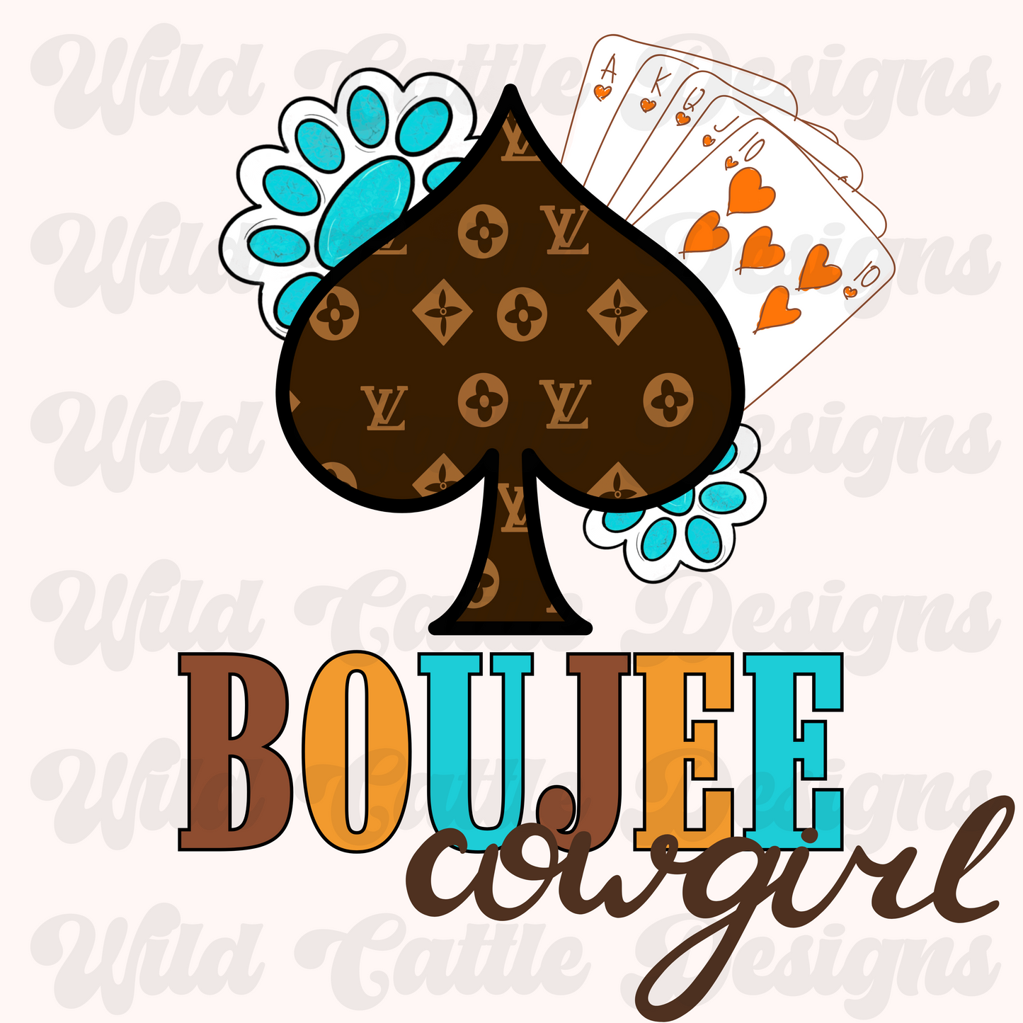 Boujee Cowgirl PNG