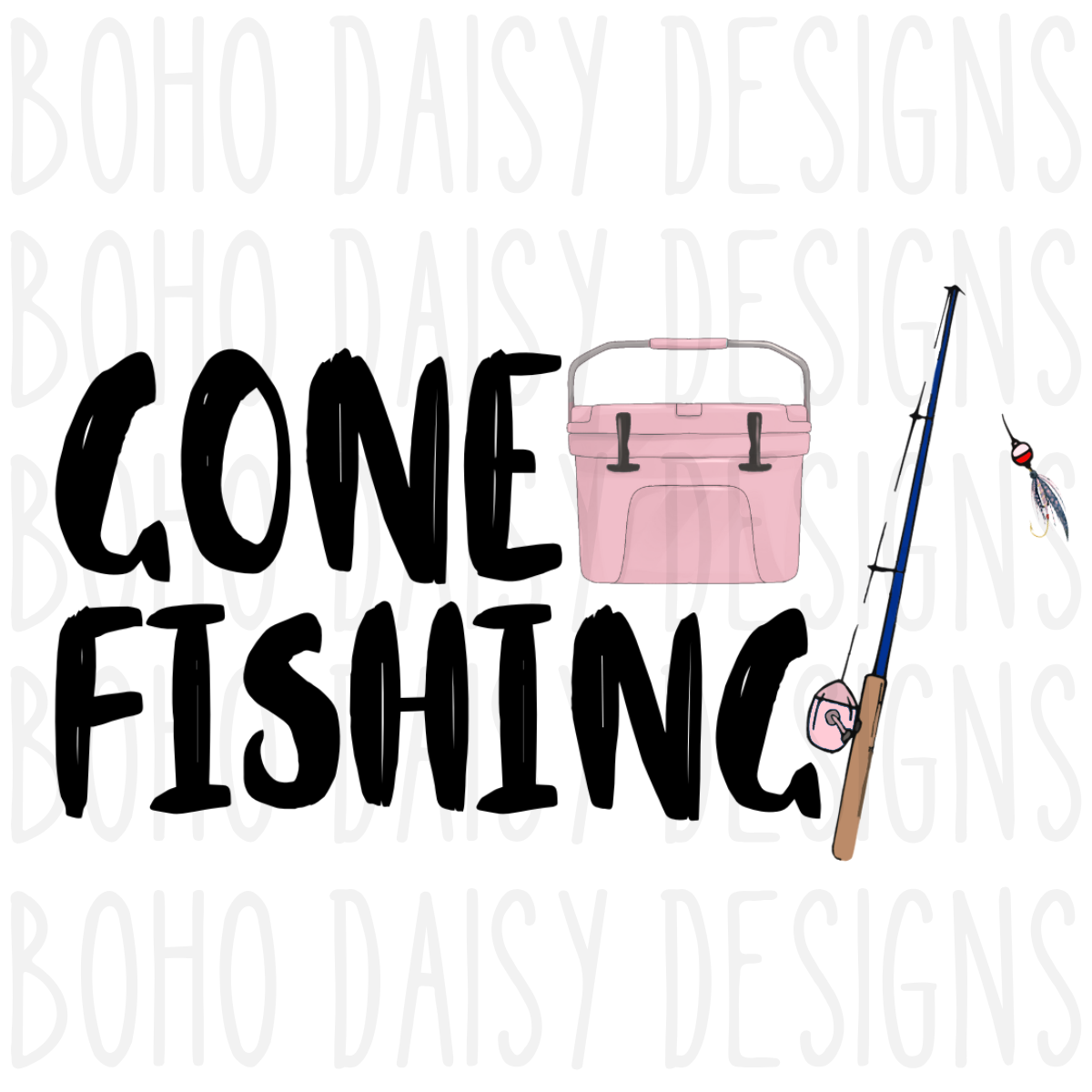 Gone Fishing Girl PNG