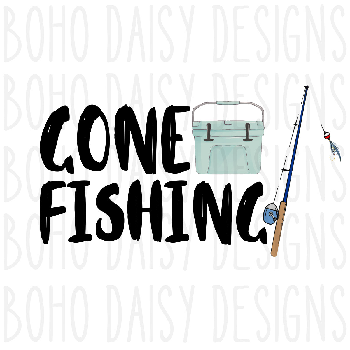 Gone Fishing Boy PNG