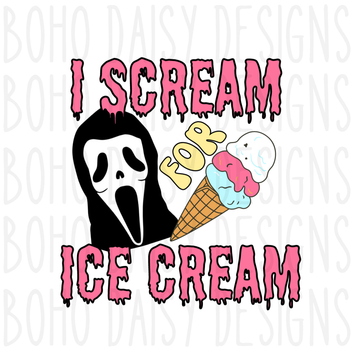 Scream for Ice Cream PNG