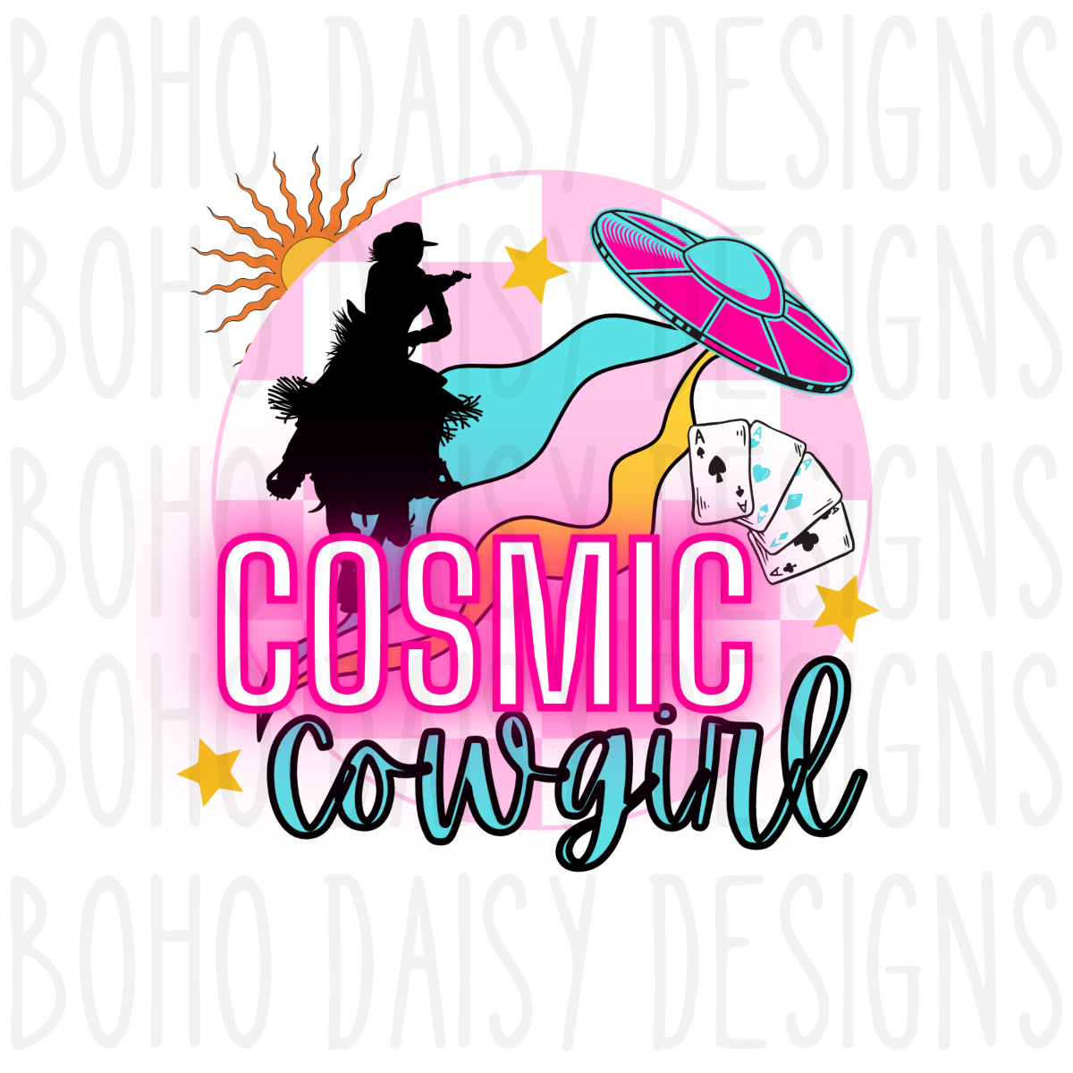 Cosmic Cowgirl PNG