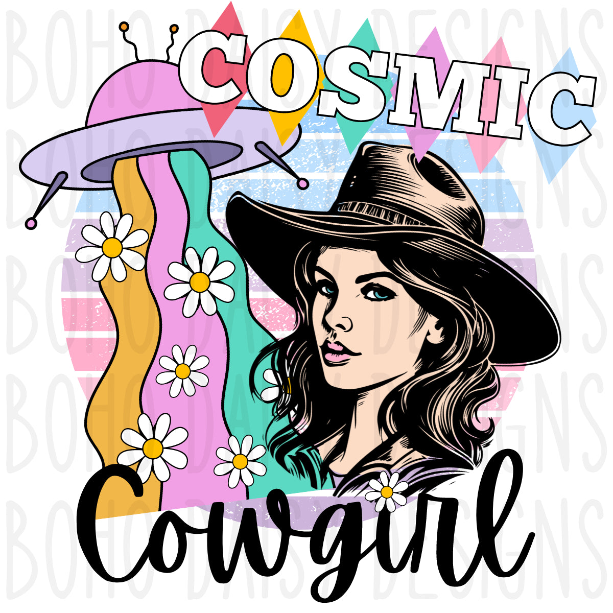 Cosmic Cowgirl PNG