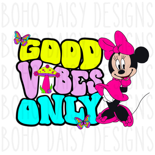 Good Vibes Mouse PNG