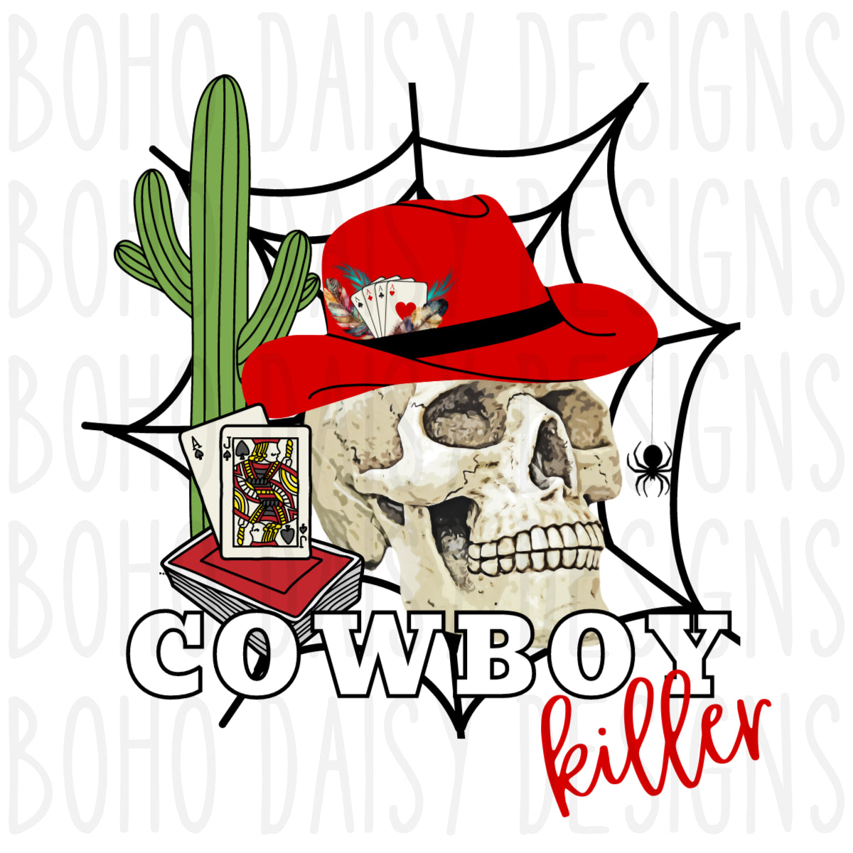 Spooky Cowboy Killer PNG