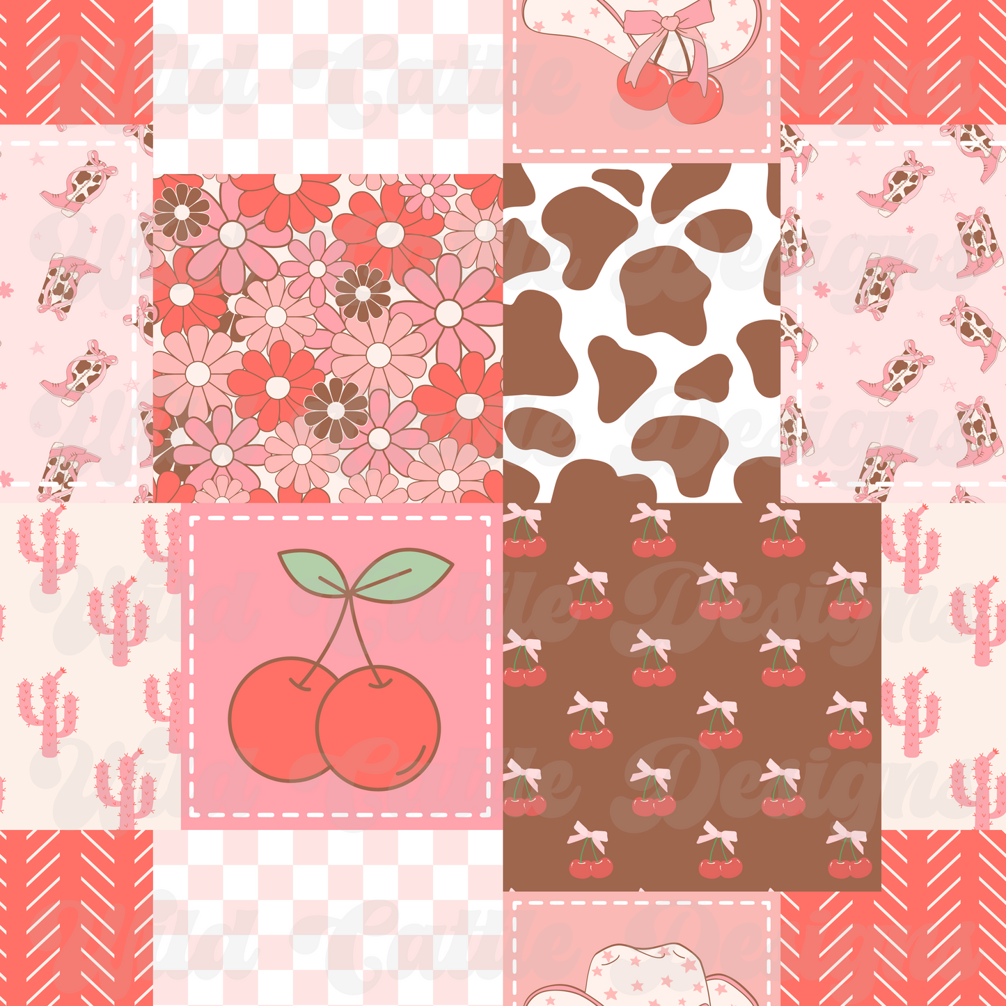 Cherry Cowgirl Patchwork