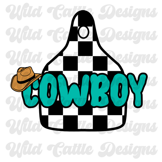 Cowboy cowtag png