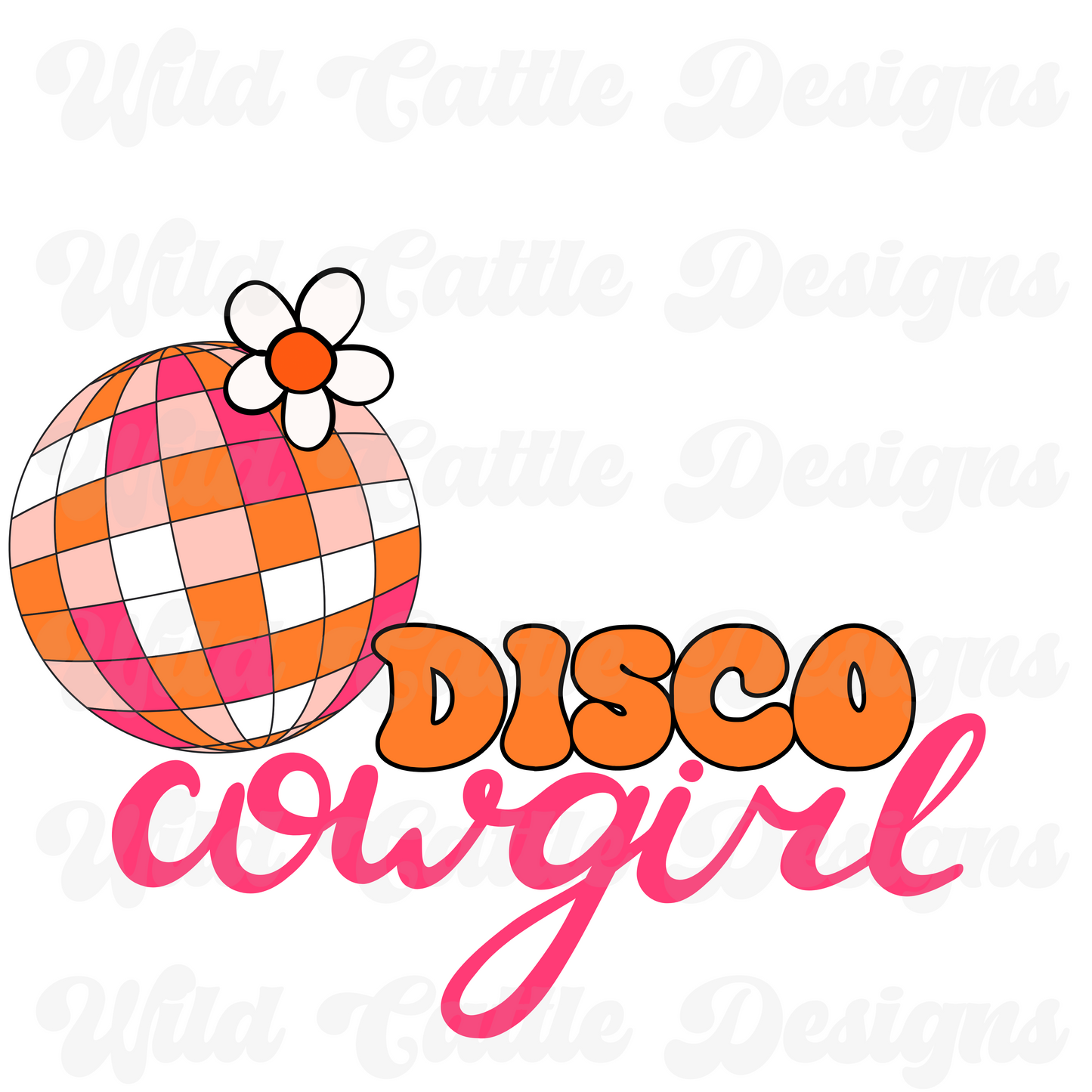 Disco Cowgirl PNG