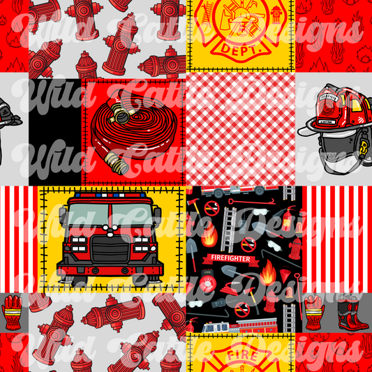 Firefighter Patchwork