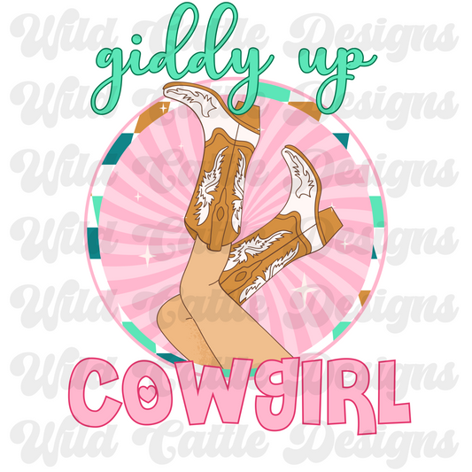 Giddy Up Cowgirl PNG