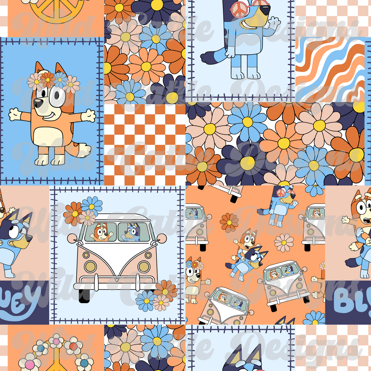 Girly Dog Patchwork