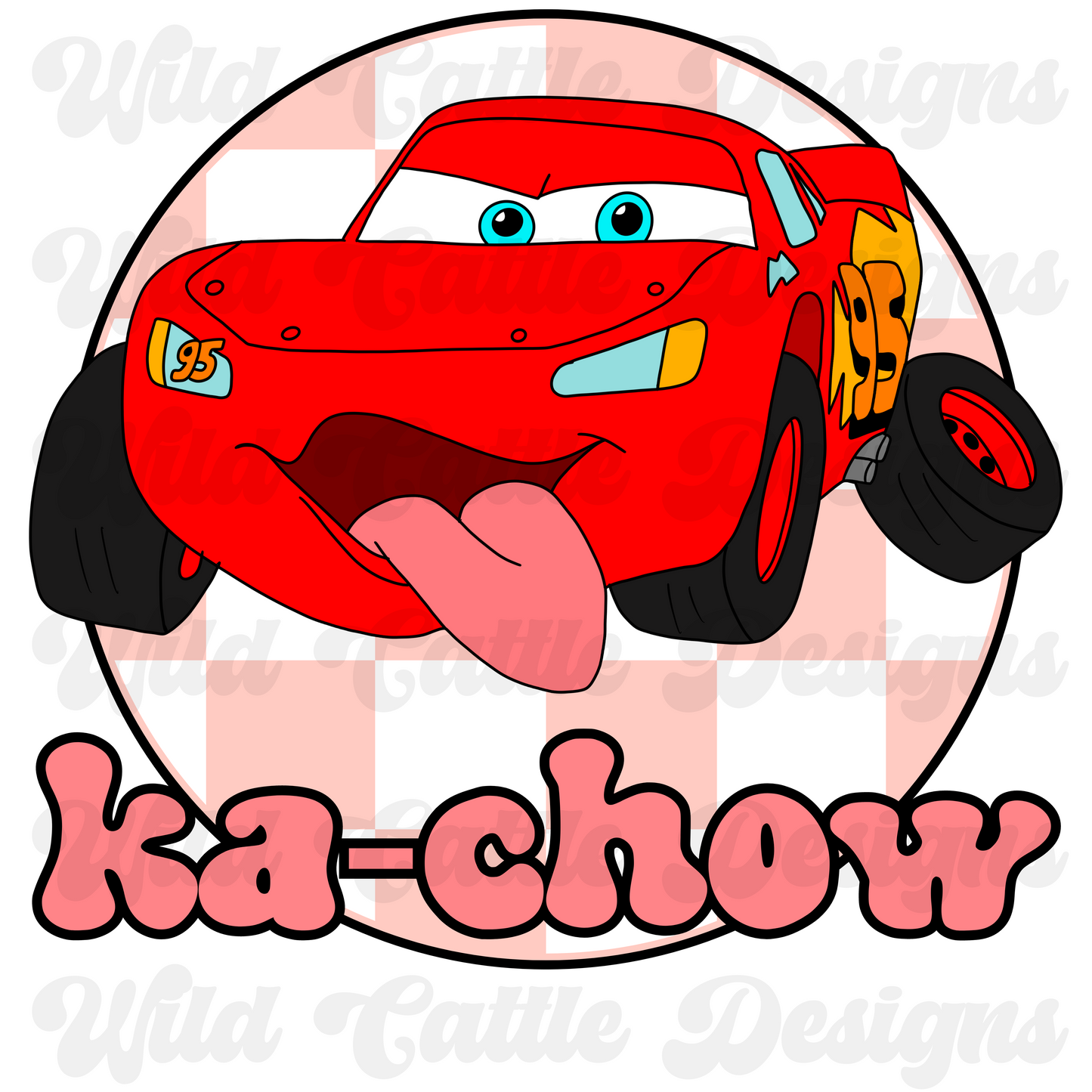 Girly red car png