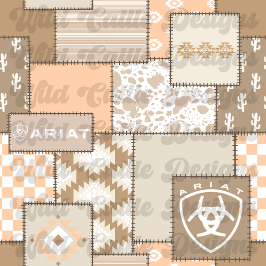 Light Peach A patchwork