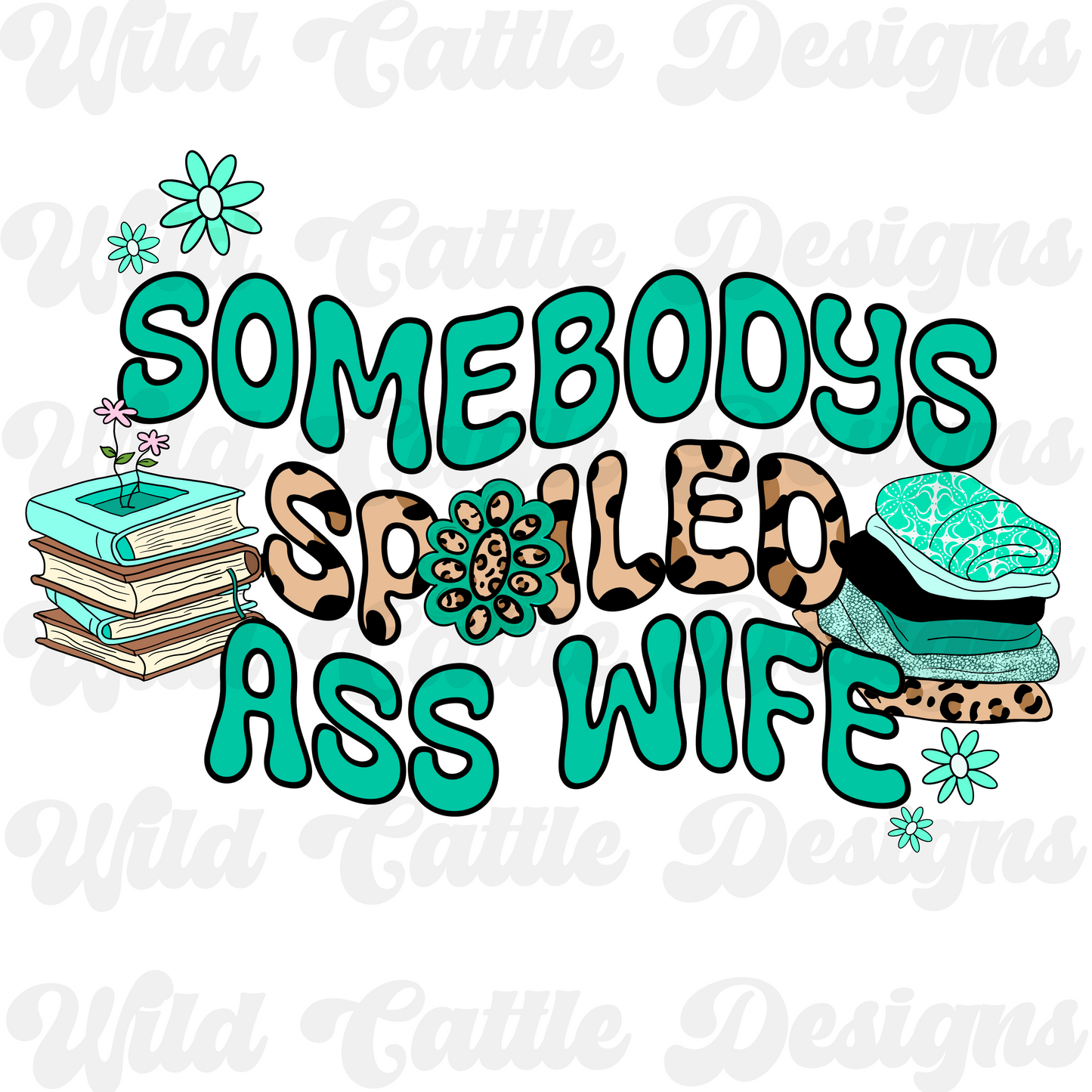 Spoiled Wife Books PNG