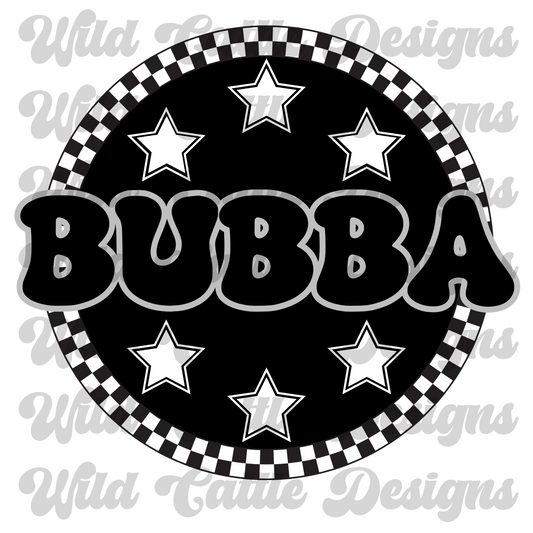 Monochrome Bubba PNG