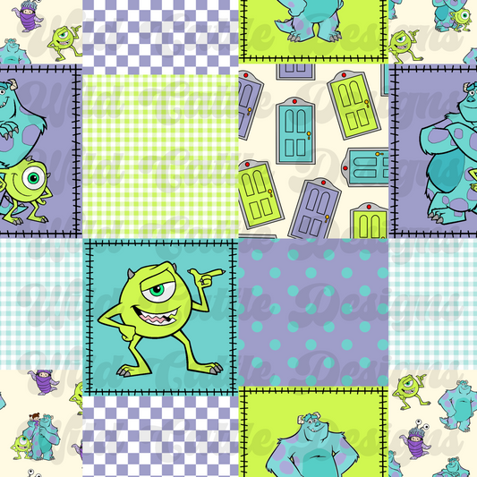 Monsters patchwork