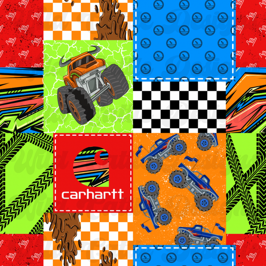 Monster truck patchwork