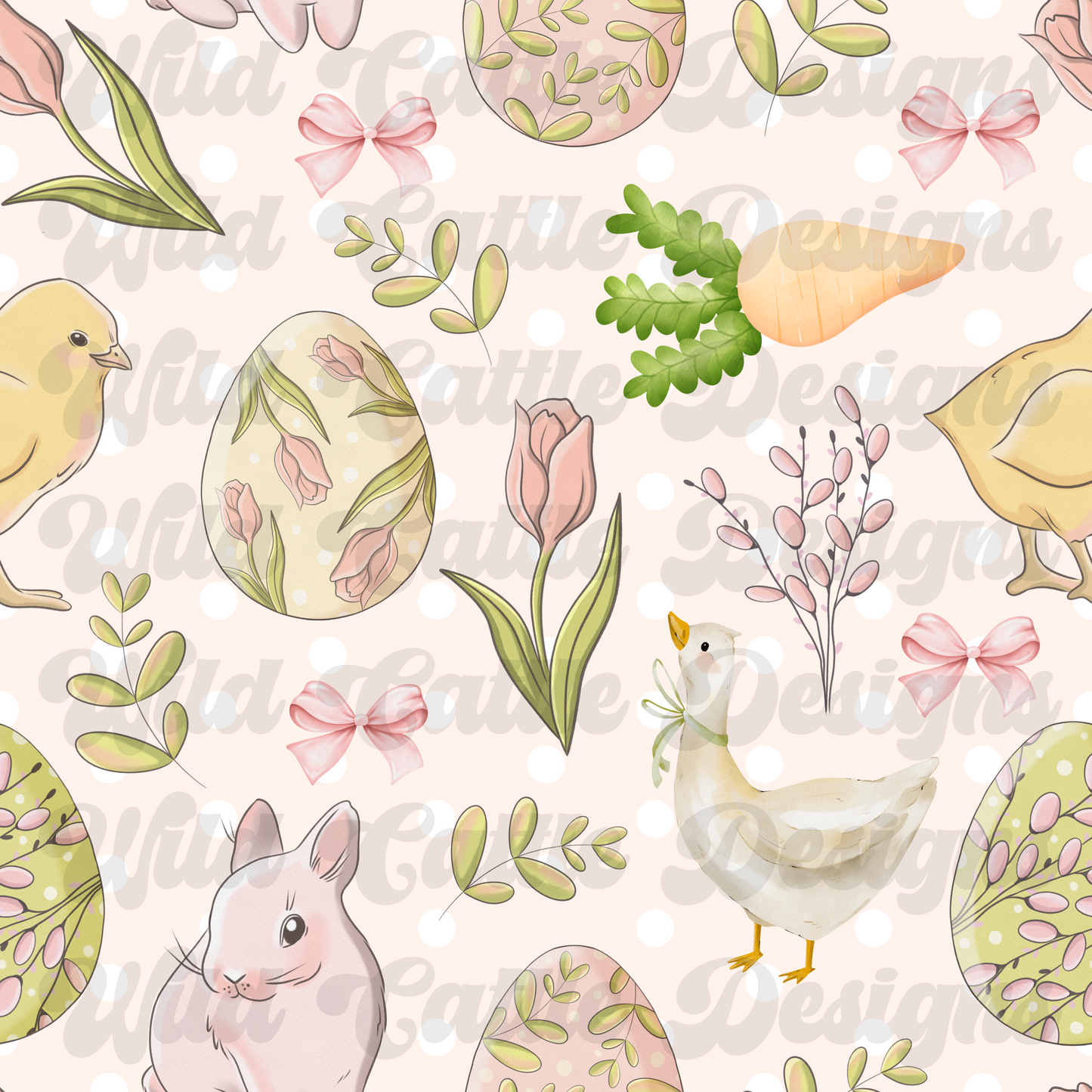 pastel easter seamless