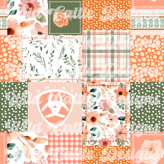 Peach A Patchwork