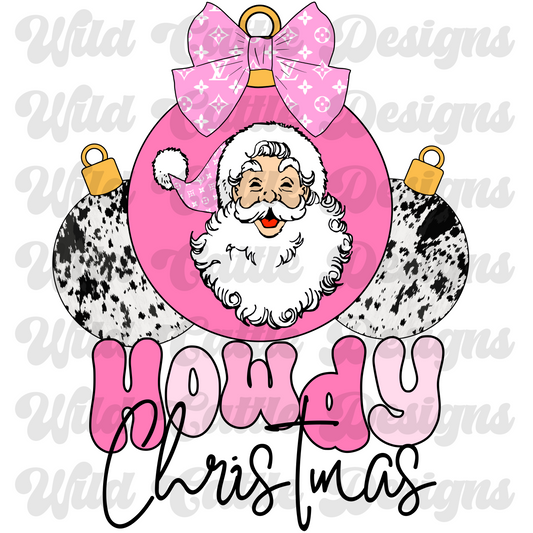 pink boujee christmas png