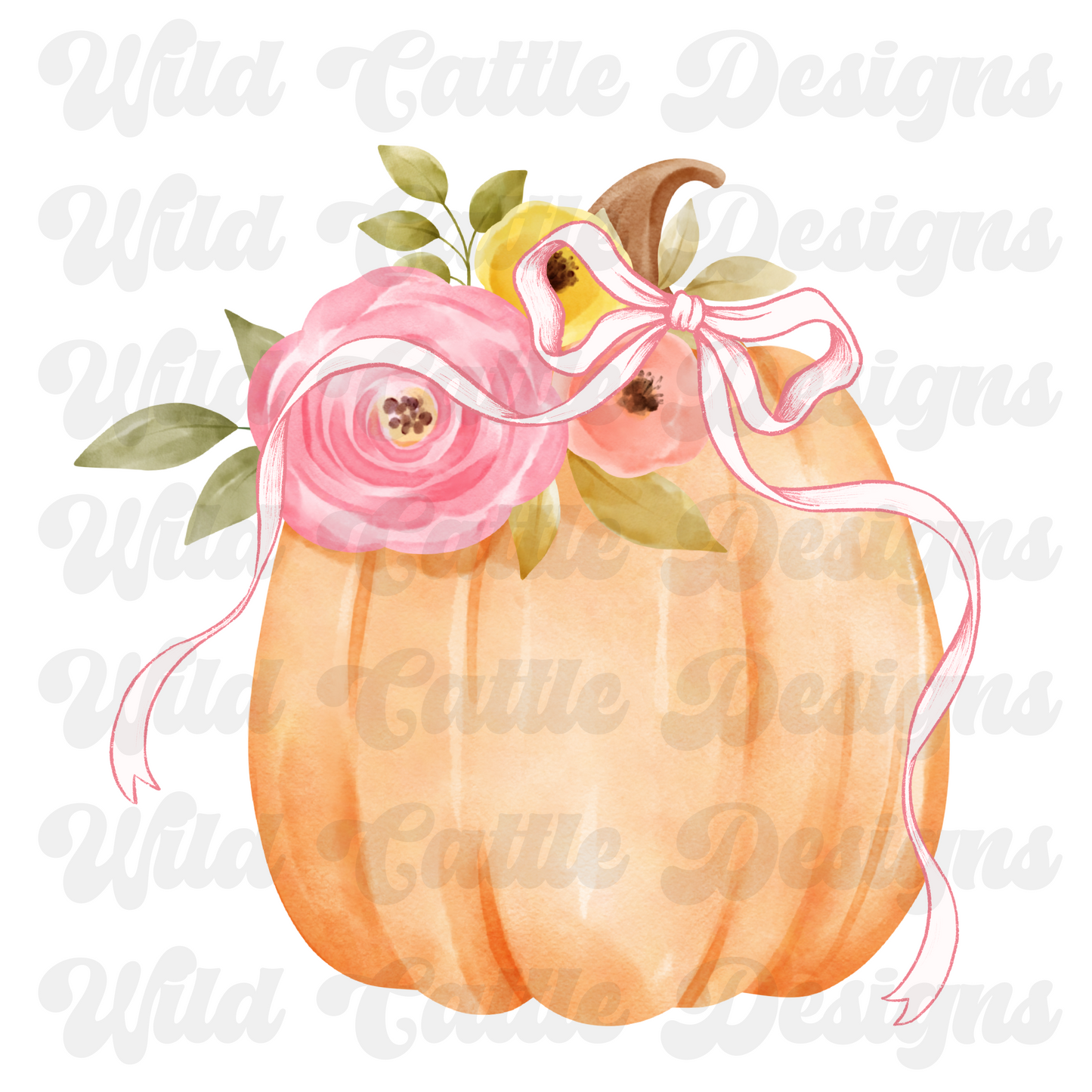 Pink coquette pumpkin png