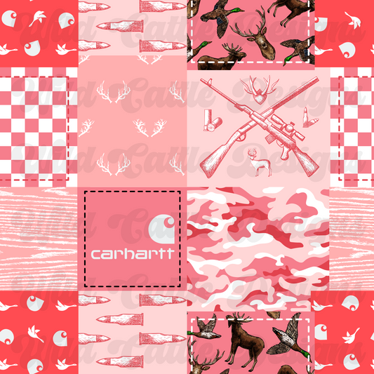 Let’s go hunting pink patchwork