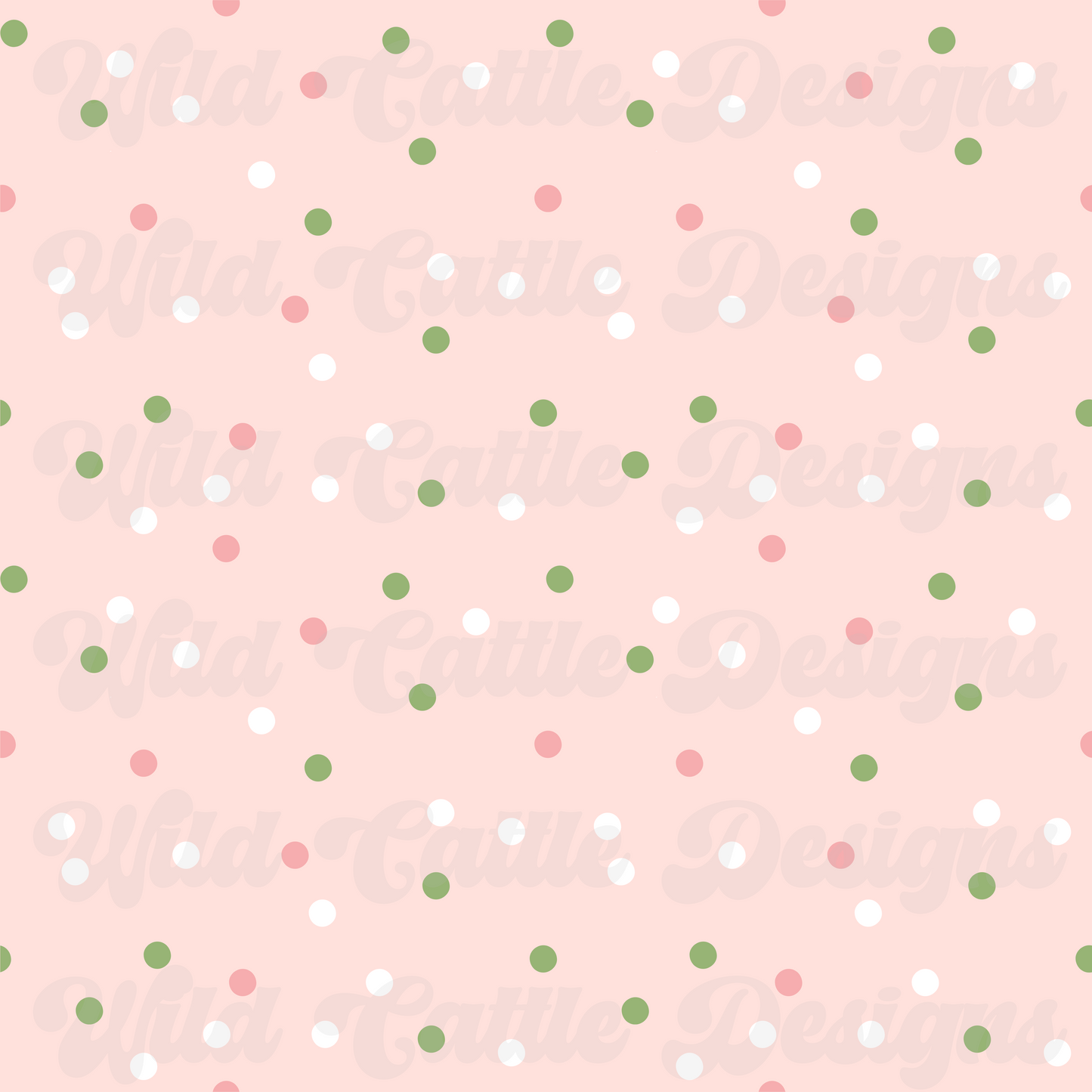 Pink Polka Dots Seamless