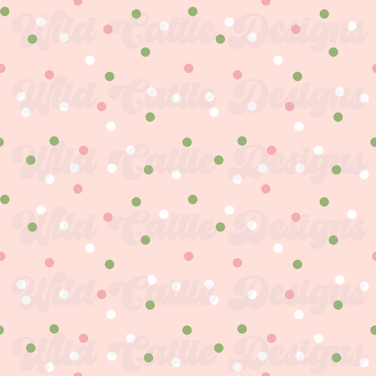 Pink Polka Dots Seamless