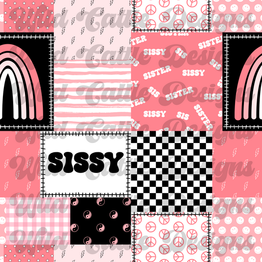 Pink Sissy Patchwork