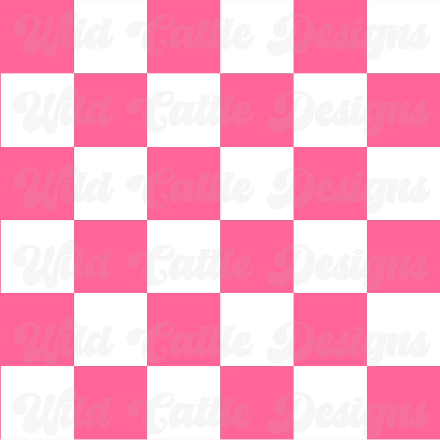 Pink Summer Checks Seamless