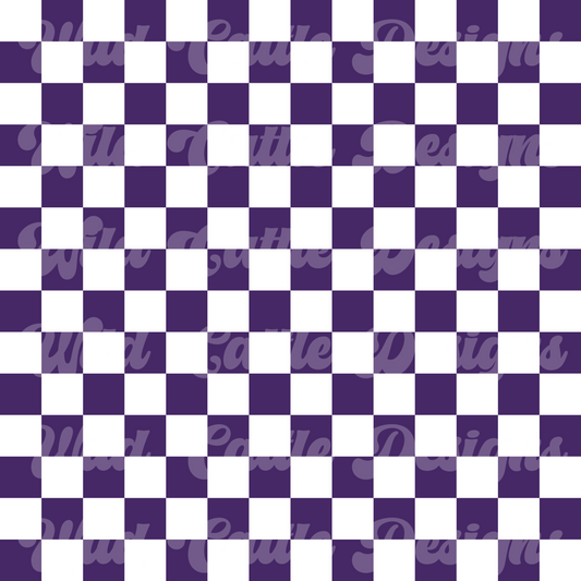 Purple Checkers Seamless