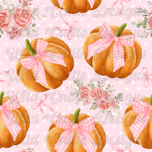 shabby chic pumpkin seamless