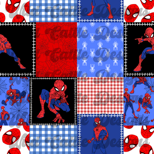 Spider hero patchwork