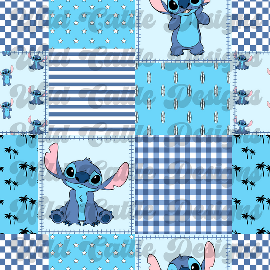 Stitch boy patchwork