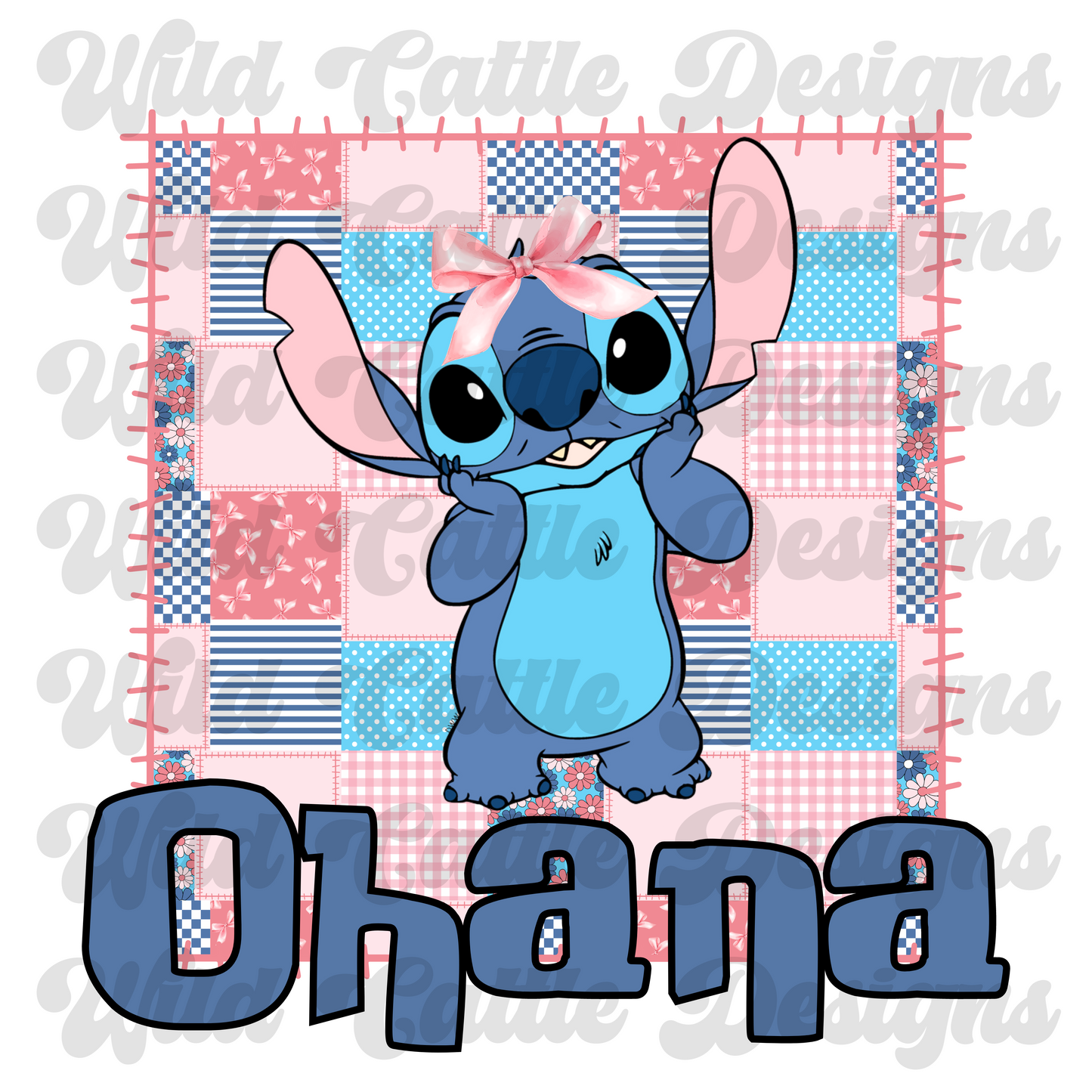 Stitch girly png