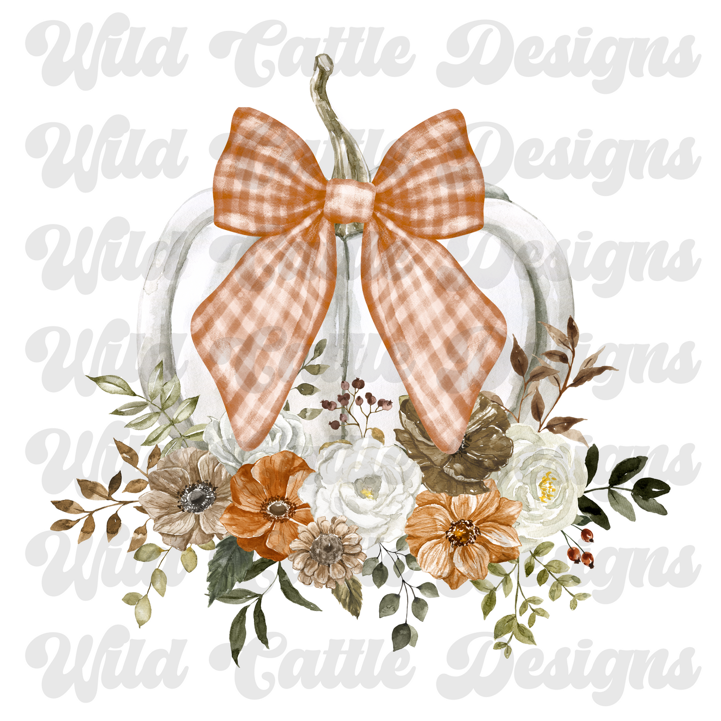 tan fall floral png