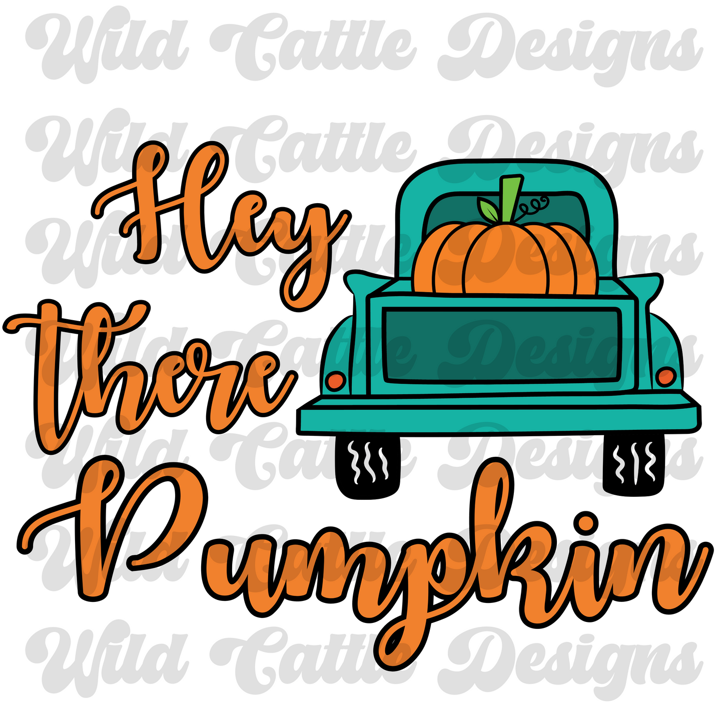 teal hey there pumpkin png